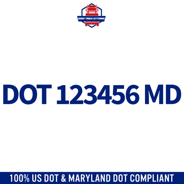 usdot decal Maryland