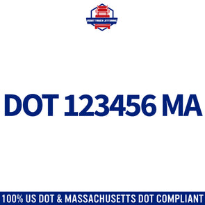 usdot decal Massachusetts