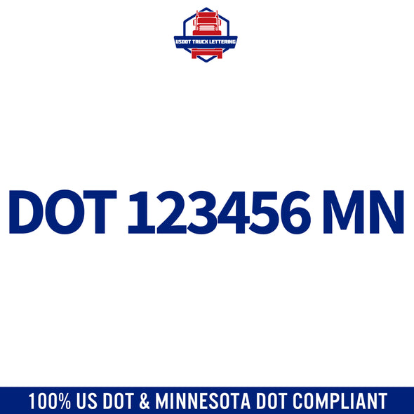 usdot decal Minnesota