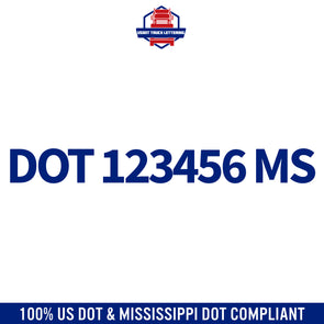 usdot decal Mississippi