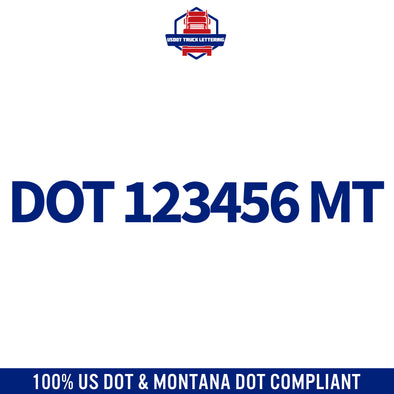 usdot decal Montana