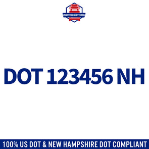 usdot decal New Hampshire