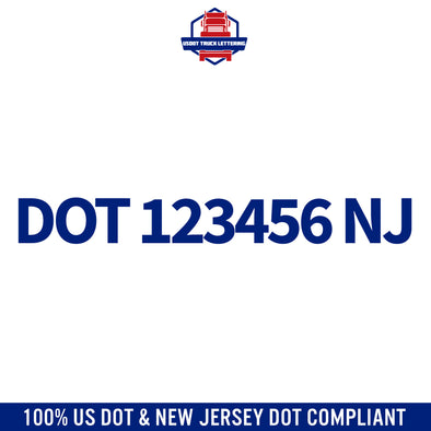 usdot decal New Jersey