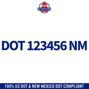 usdot decal New Mexico