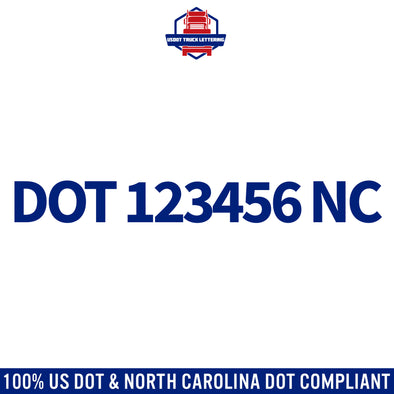 usdot decal North Carolina