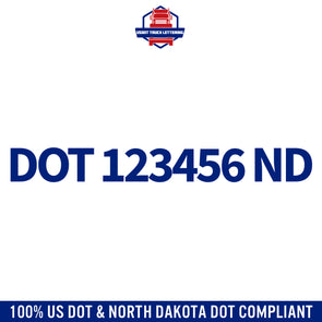 usdot decal north dakota