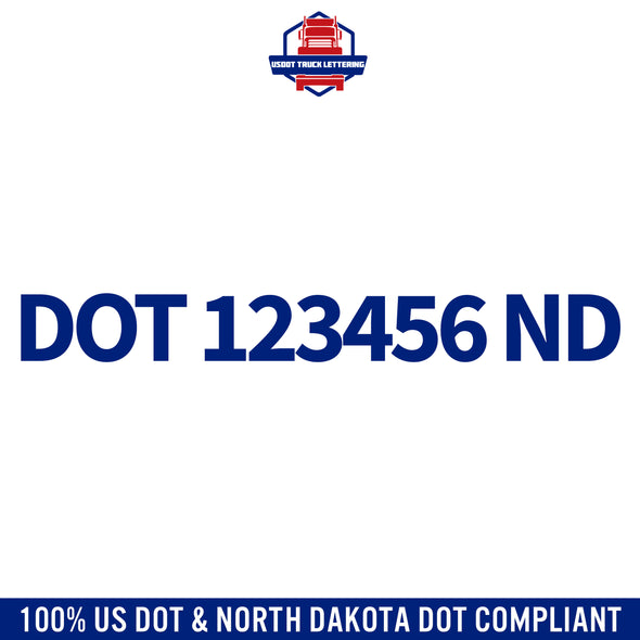 usdot decal north dakota