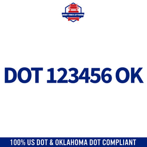 usdot decal Oklahoma