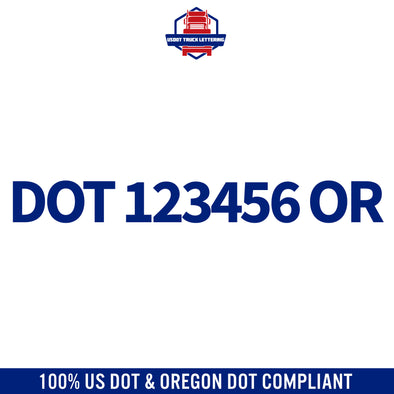 usdot decal Oregon