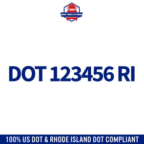 usdot decal Rhode Island