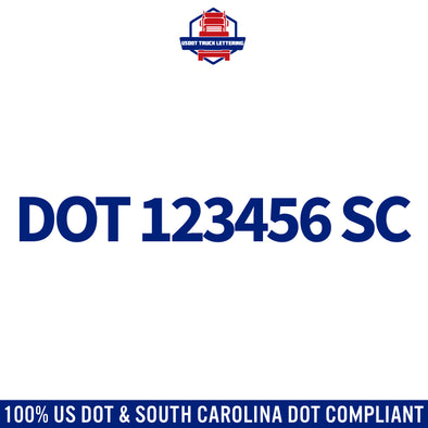 usdot decal South Carolina