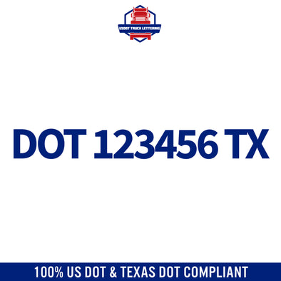 usdot decal texas