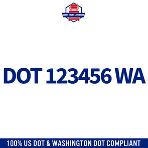 usdot decal Washington