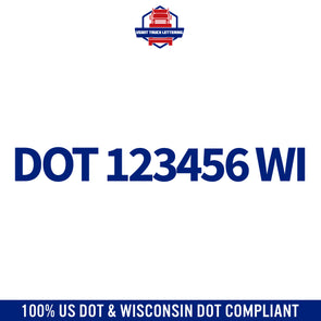 usdot decal Wisconsin