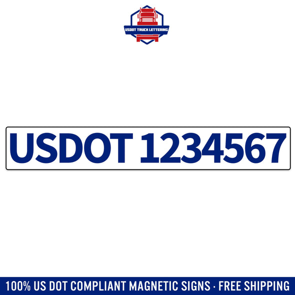 usdot magnetic sign